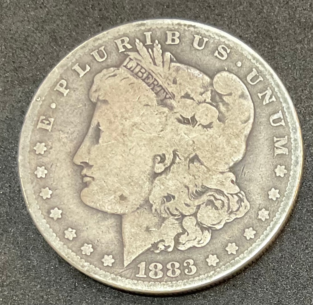 1883 Morgan Silver Dollar: 1883 Morgan Silver Dollar, Condition, see photographs.