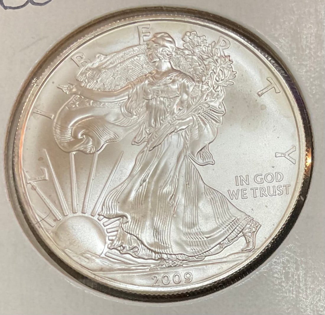 2009 American Silver Eagle $1 Coin .999 Fine Silver (1 of 3)