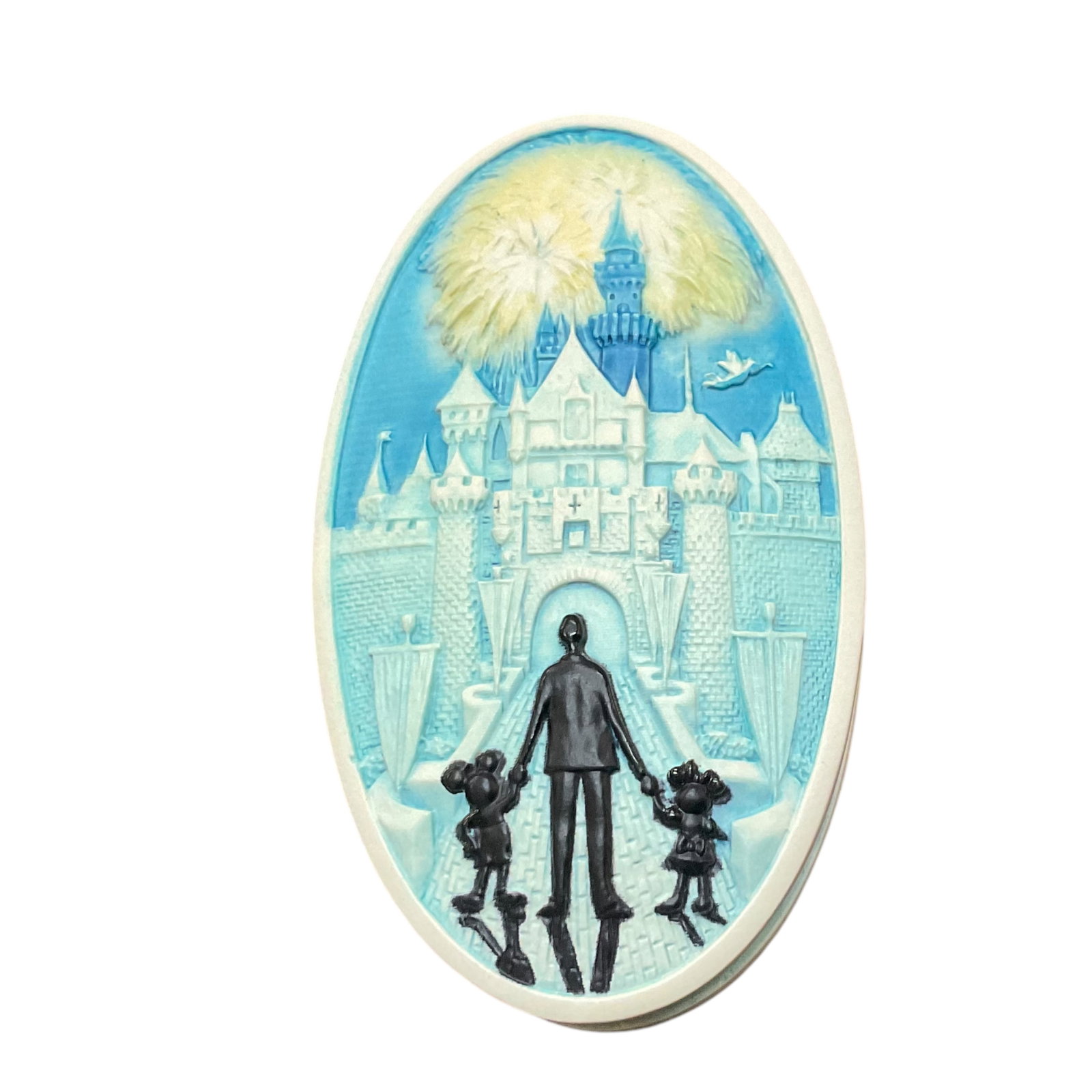 Disney Olszewski Sleeping Beauty Castle PokitPal Trinket Box with Box: Disney Olszewski Sleeping Beauty Castle PokitPal Trinket Box with Box, trinket measures 2 7/8" W x 3/4" H x 1 5/8" D, box measures 4 1/8" W x 1 5/8" H x 