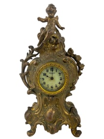 New Haven Cherub Mantel Clock