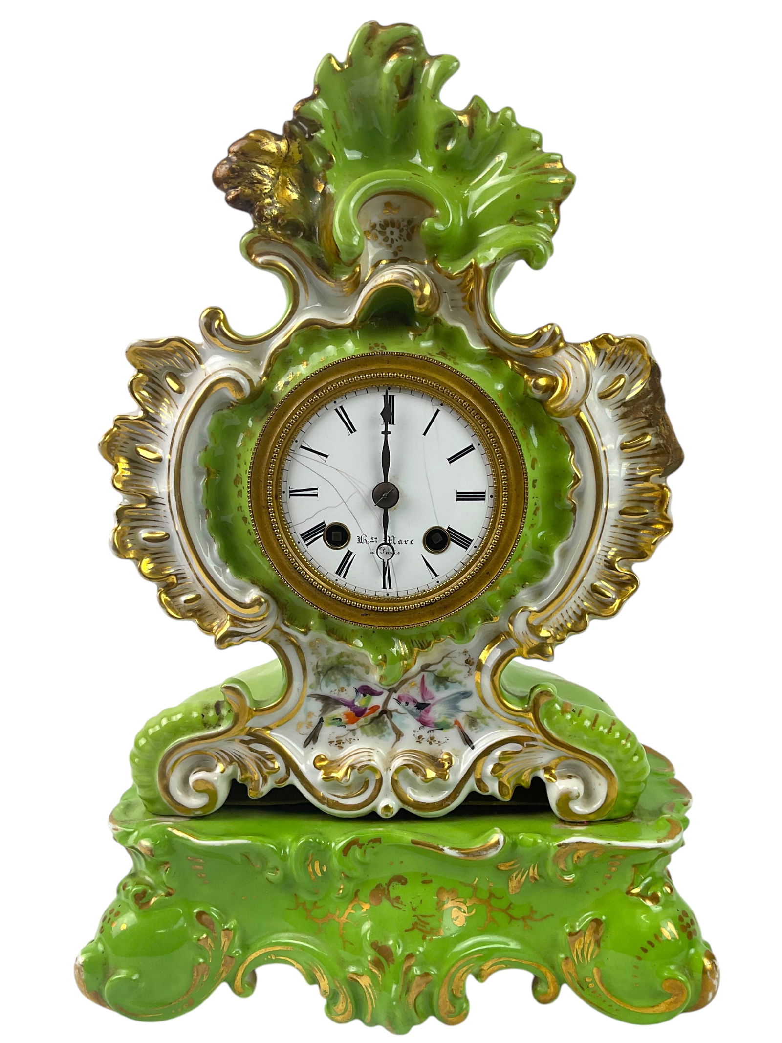 Henry Marc Porcelain Mantel Clock (1 of 6)
