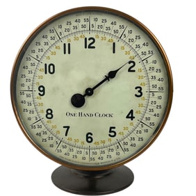 One Hand Clock Company Early 20th Century