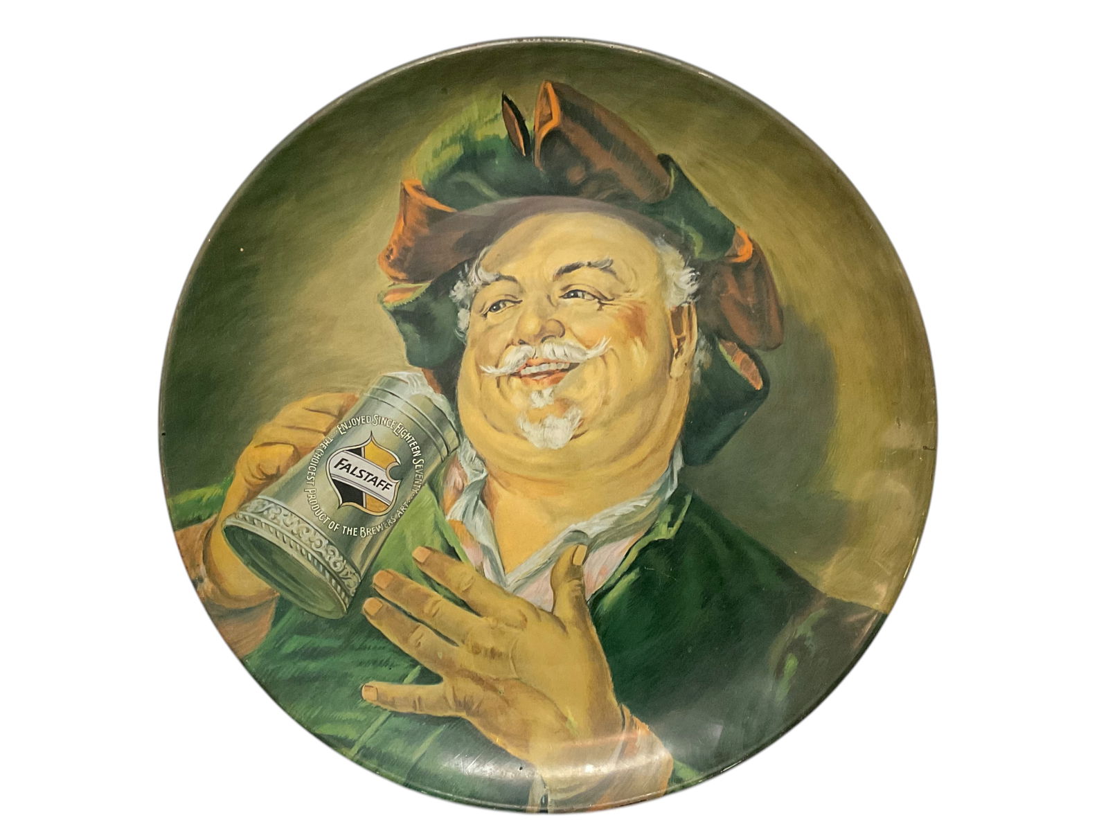 Falstaff Beer Tin Advertising Tray (1 of 3)