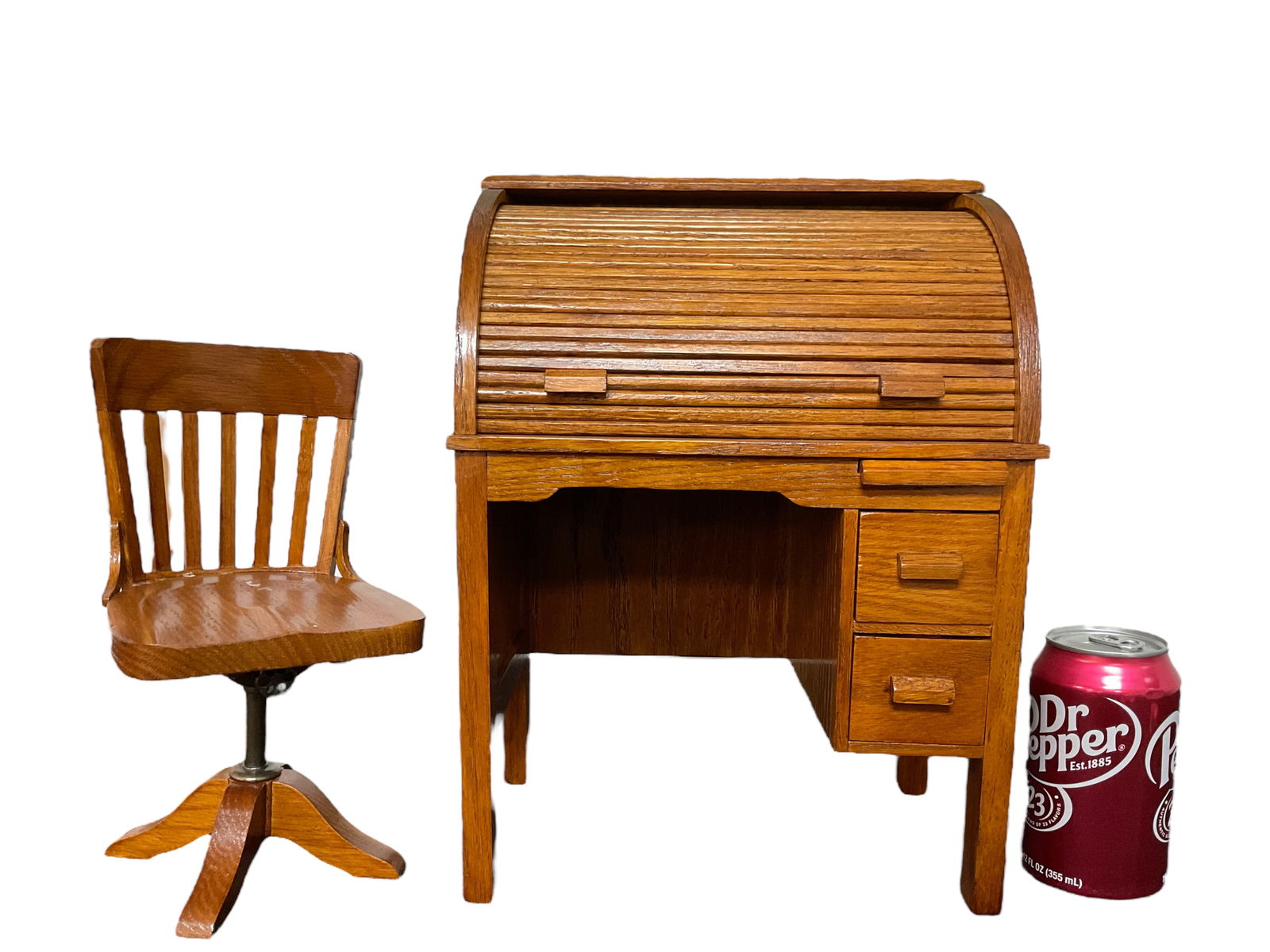 Roll Top Desk and Chair Salesman Sample (1 of 5)