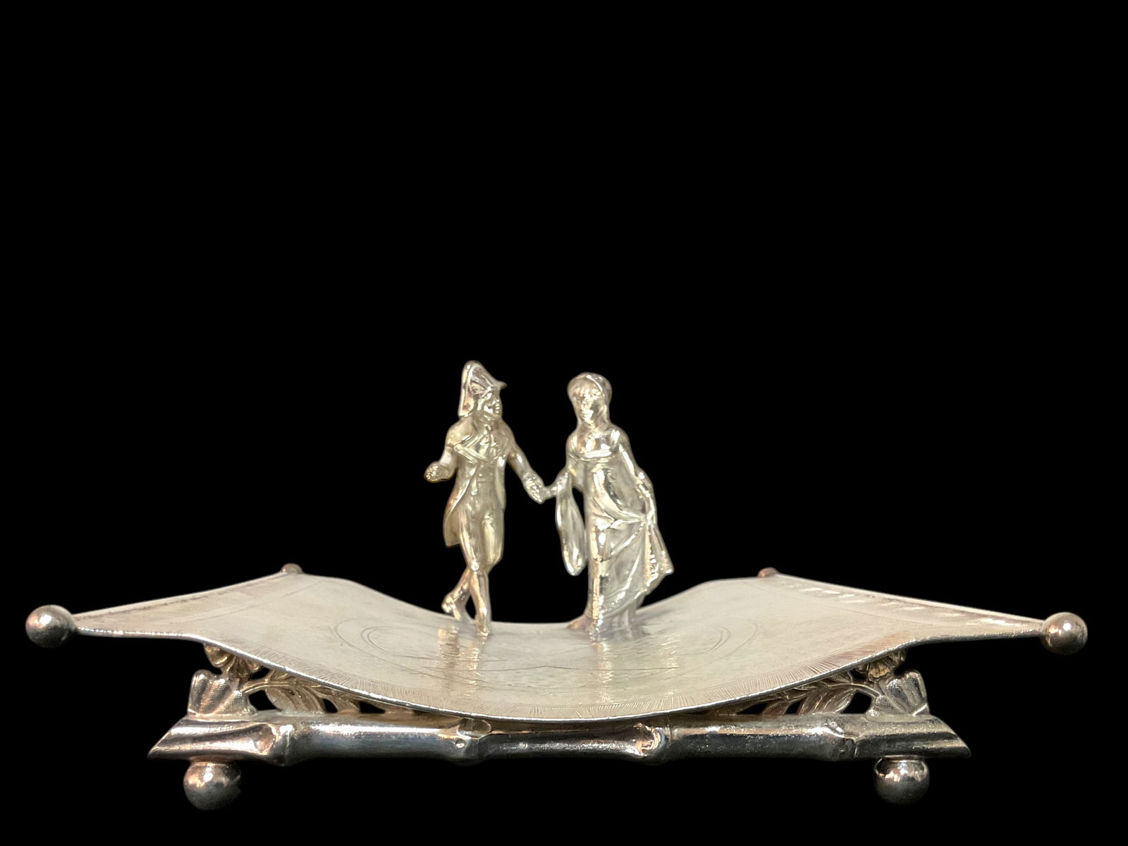 Derby Silver Company, Silver Plated, Couple Card Tray (1 of 5)