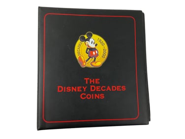 The Disney Decades Coins and Cards Album Complete Collection