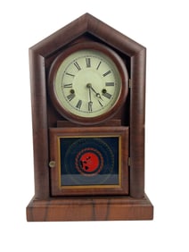 Ansonia Brass and Copper Shelf Clock