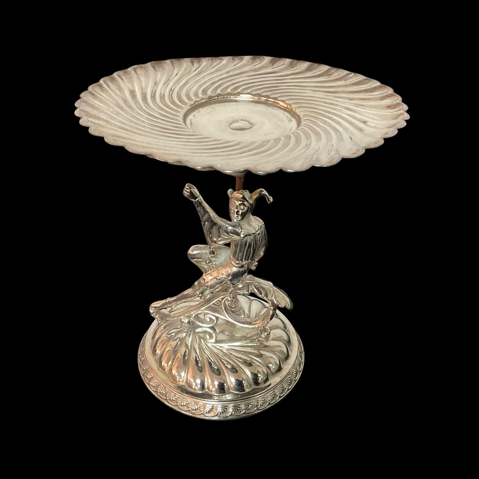 Meriden Silver Plate Jester Serving Dish (1 of 8)