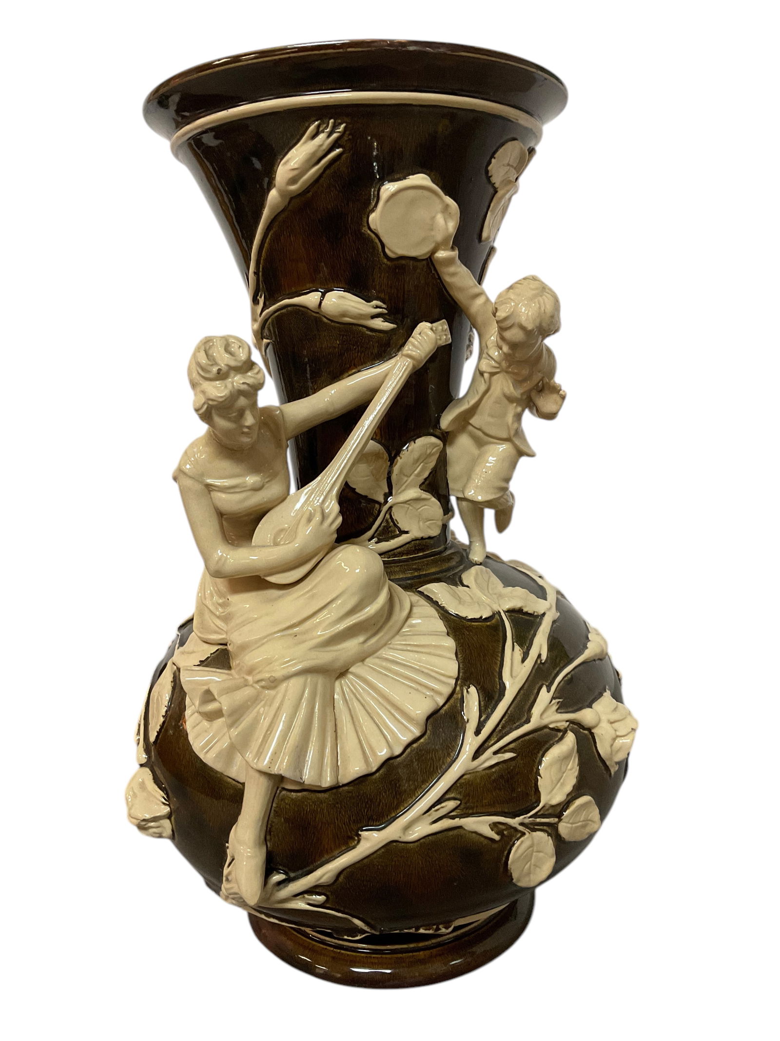 Gerbing & Stephan Majolica Vase (1 of 11)