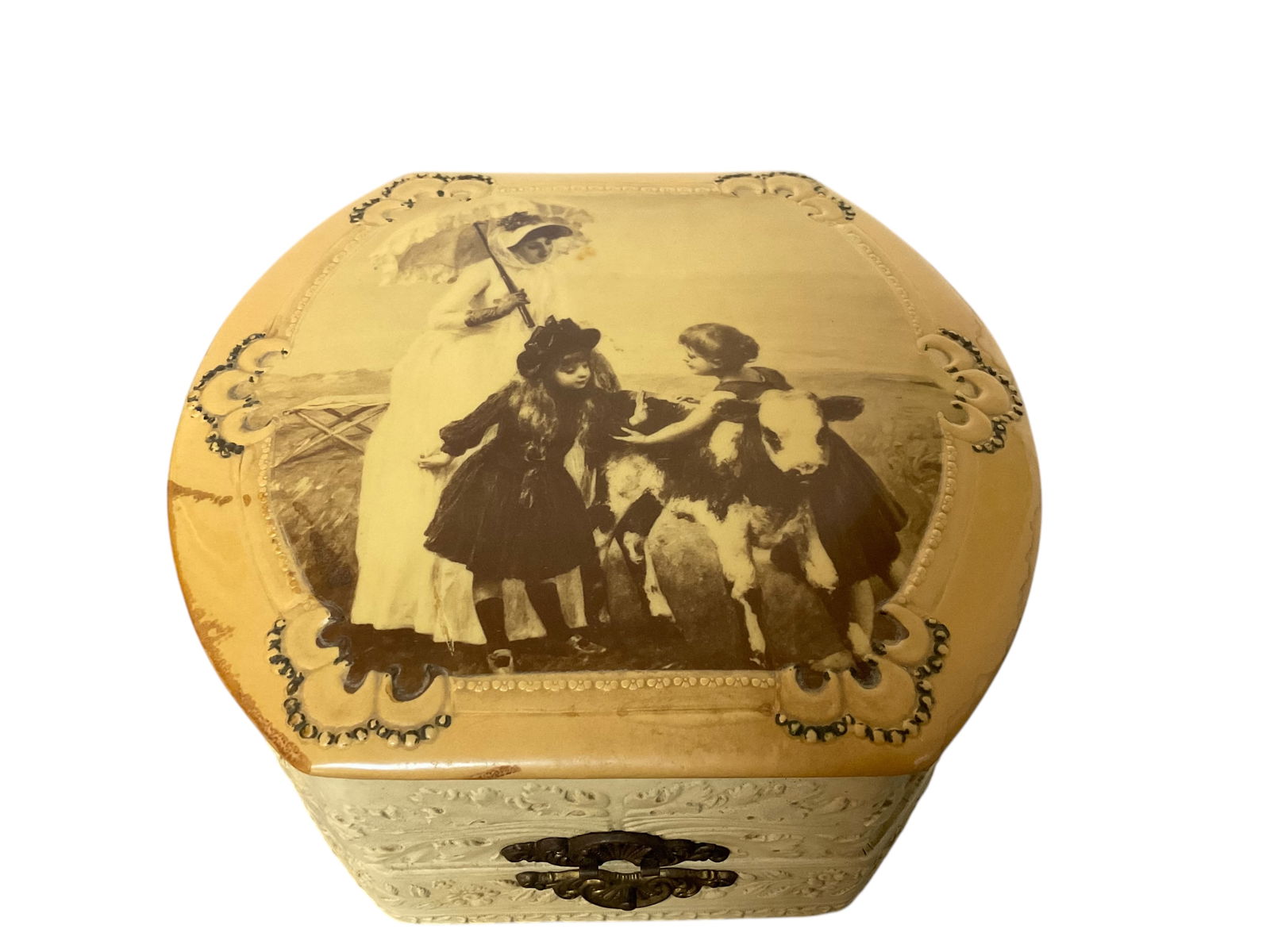 Antique Victorian Men’s Celluloid Shaving Set (1 of 11)