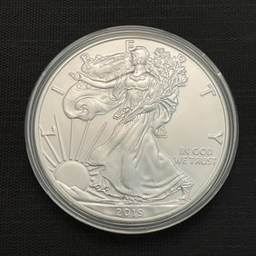 2019 American Silver Eagle .999 Fine Silver Dollar Coin