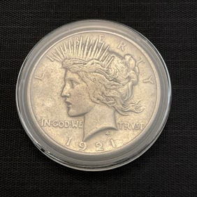 1921 Peace Silver Dollar