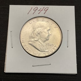 1949 Franklin Silver Half Dollar