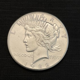 1928 Peace Silver Dollar