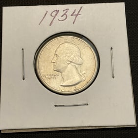 1934 Washington Silver Quarter