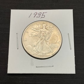 1935 Walking Liberty Silver Half Dollar