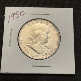 1950 Franklin Silver Half Dollar