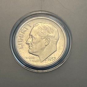 1952 D Roosevelt Silver Dime