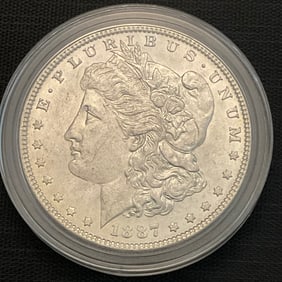 1887 Morgan Silver Dollar
