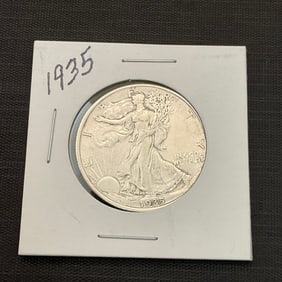 1935 Walking Liberty Silver Half Dollar