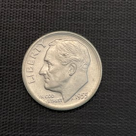 1955 D Roosevelt Silver Dime