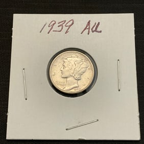 1939 Mercury Silver Dime