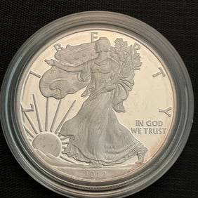 2012 W American Eagle One Ounce Silver Proof Coin