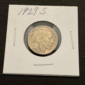 1929 S Buffalo Nickel