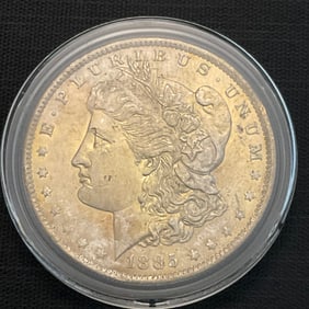 1885 O Morgan Silver Dollar