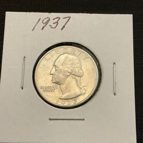 1937 Washington Silver Quarter