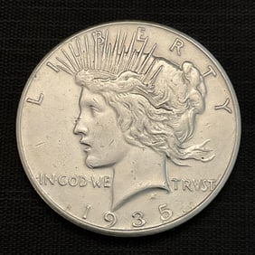 1935 Peace Silver Dollar
