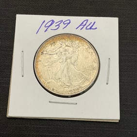 1939 Walking Liberty Silver Half Dollar
