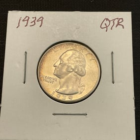 1939 Washington Silver Quarter