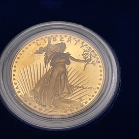 1986 W American Gold Eagle One Ounce Gold Bullion Coin