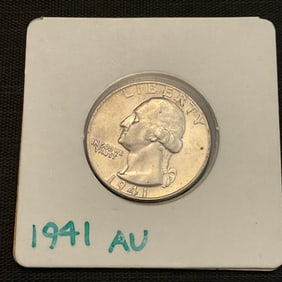 1941 Washington Silver Quarter