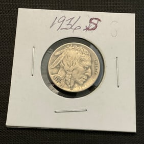 1936 S Buffalo Nickel