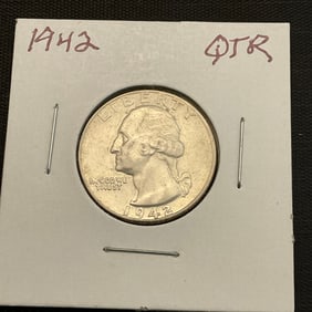 1942 Washington Silver Quarter