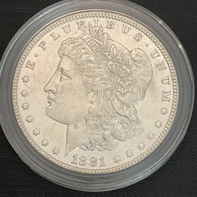 1881 Morgan Silver Dollar
