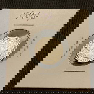 1906 Barber Silver Dime: 1906&nbsp;Barber Silver Dime, Composition 90% Silver, net weight 0.07234 ozt pure silver, Condition, see photographs.