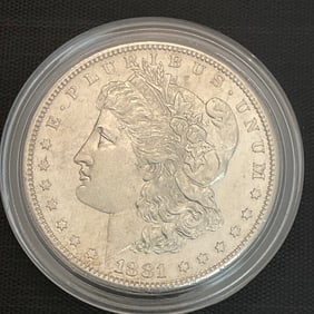1881 S Morgan Silver Dollar