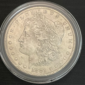 1881 O Morgan Silver Dollar