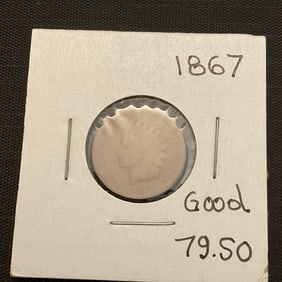 1867 Indian Head Cent
