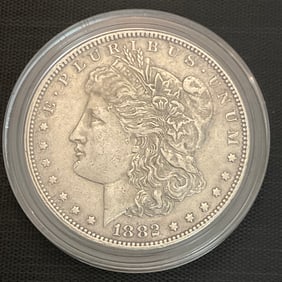 1882 Morgan Silver Dollar