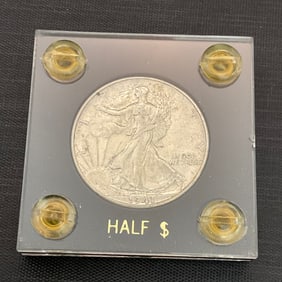 1941 D Walking Liberty Silver Half Dollar