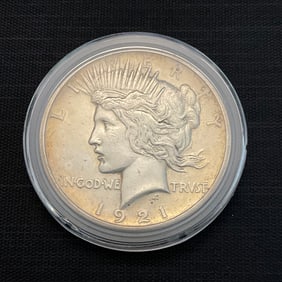 1921 Peace Silver Dollar