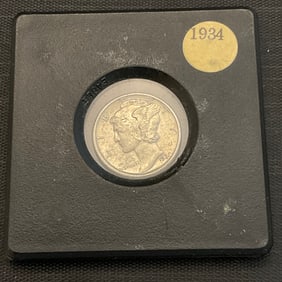 1934 Mercury Silver Dime