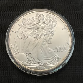 2006 American Silver Eagle .999 Fine Silver Dollar Coin
