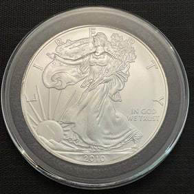 2010 American Silver Eagle .999 Fine Silver Dollar Coin