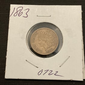 1863 Indian Head Cent