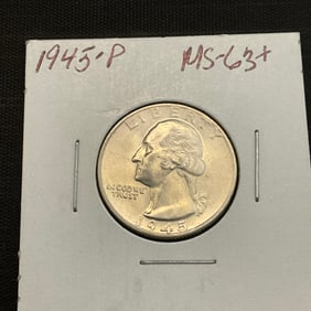 1945 Washington Silver Quarter